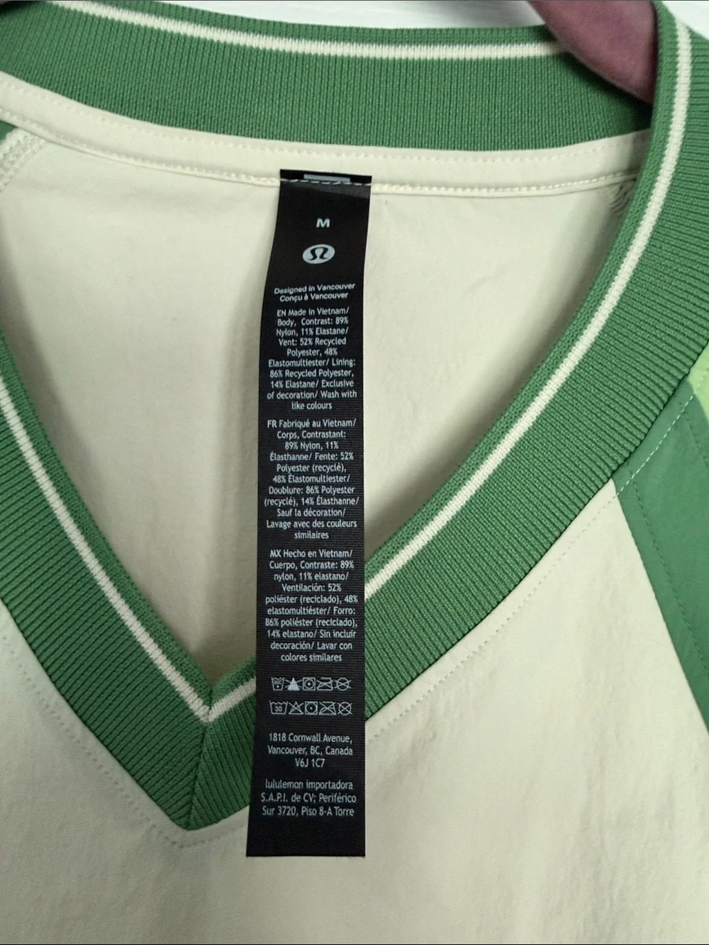 lululemon athletica Men’s Water-Repellent Golf Pullover in LTIV/KRSH/CEGN